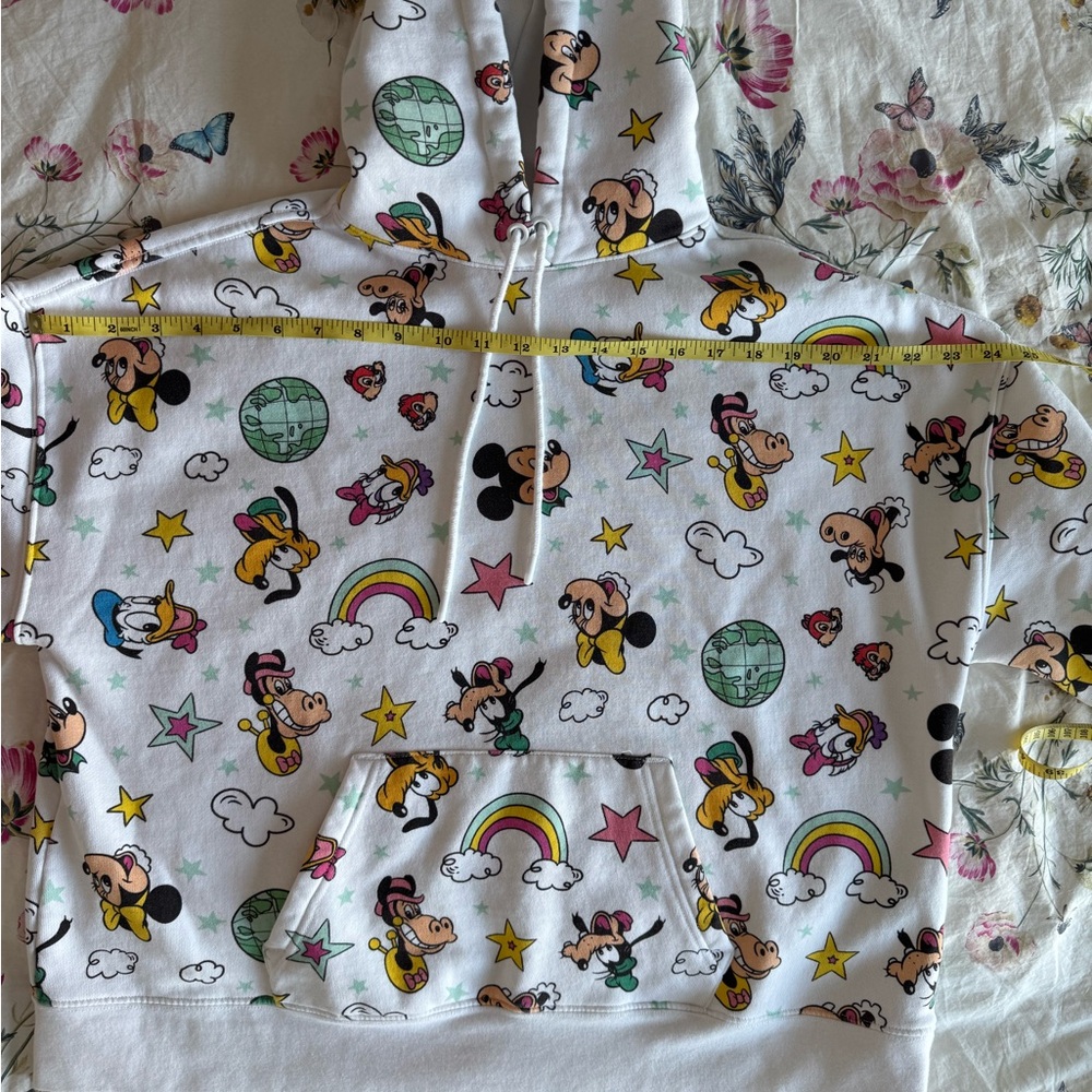 Disney White Hoodie with Character Prints - Picture 3 of 6